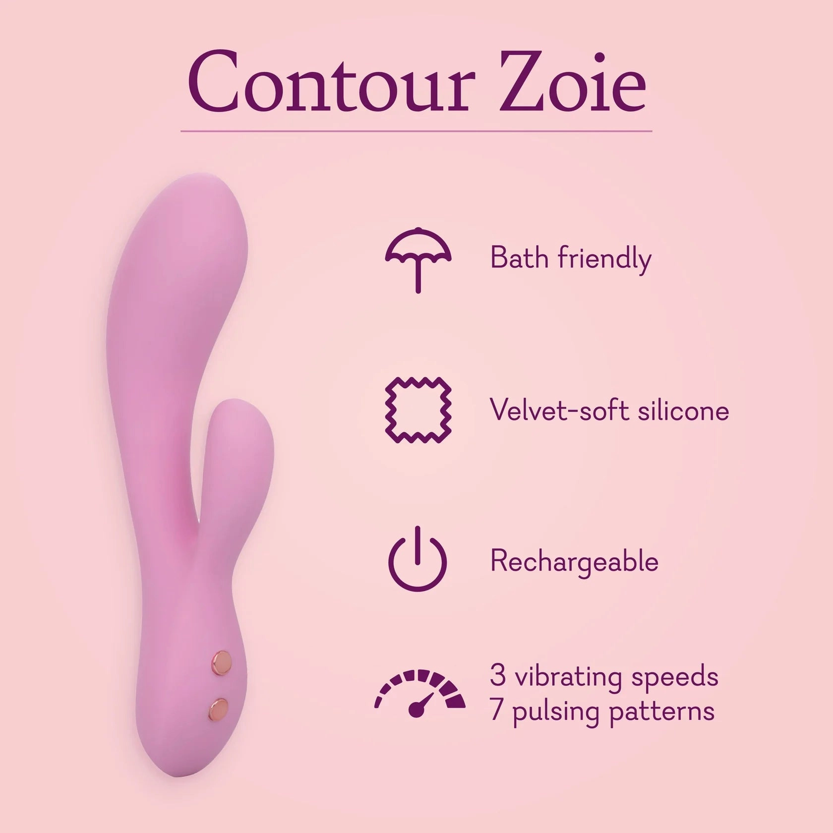 Contour™ Zoie - IN STOCK - 3 LEFT! - Pure Romance