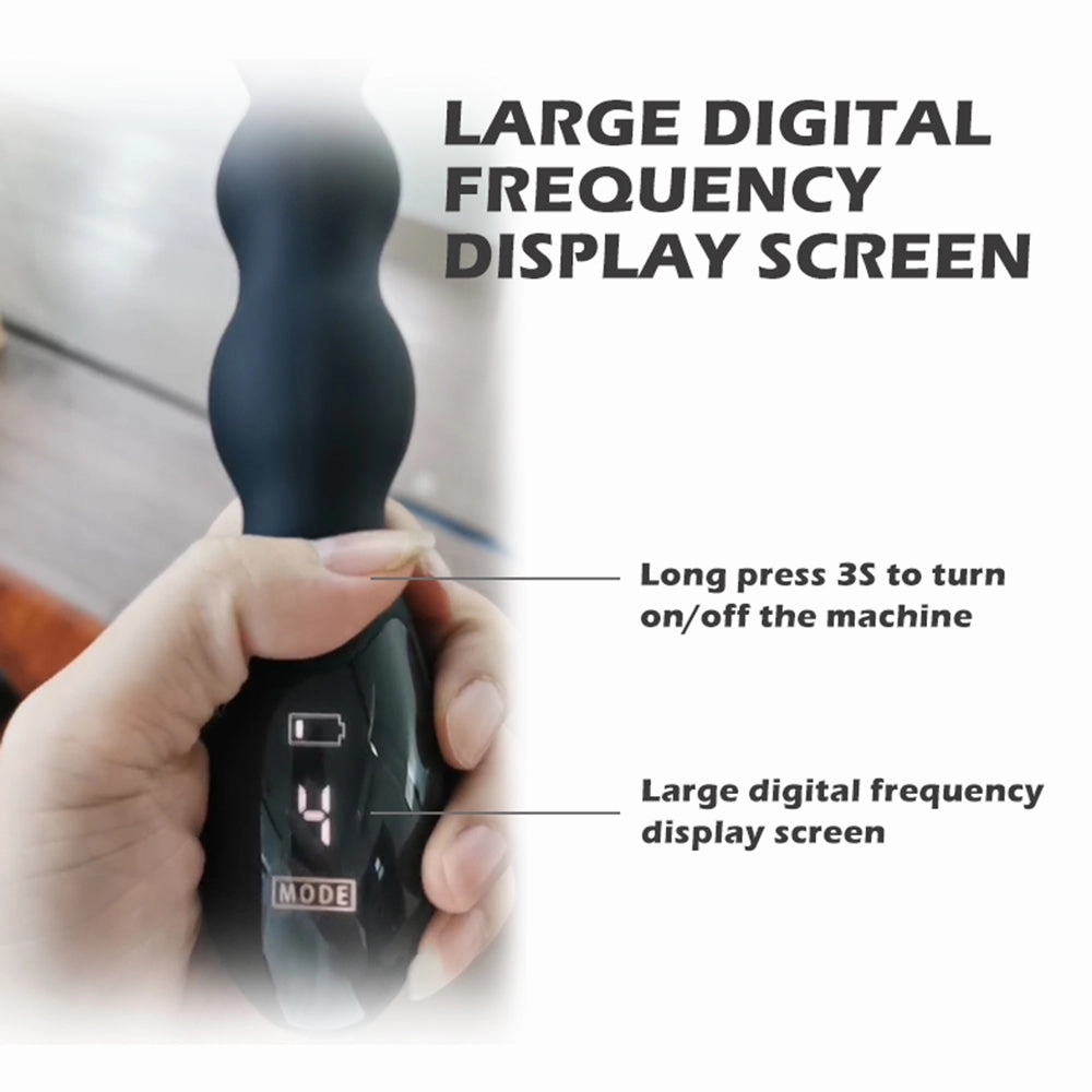 Dole-Vibrating Anal Beads Prostate Massager Remote Control Butt Plug G Spot Stimulor