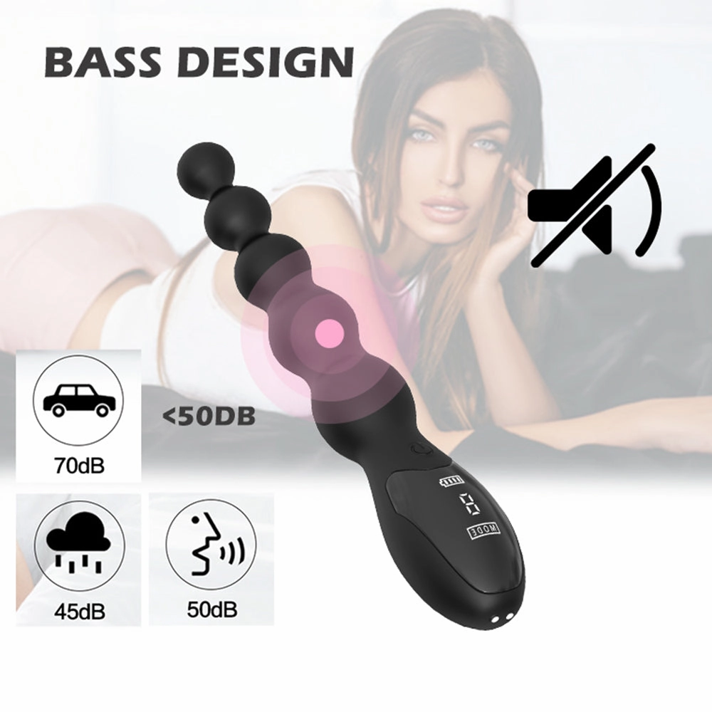 Dole-Vibrating Anal Beads Prostate Massager Remote Control Butt Plug G Spot Stimulor