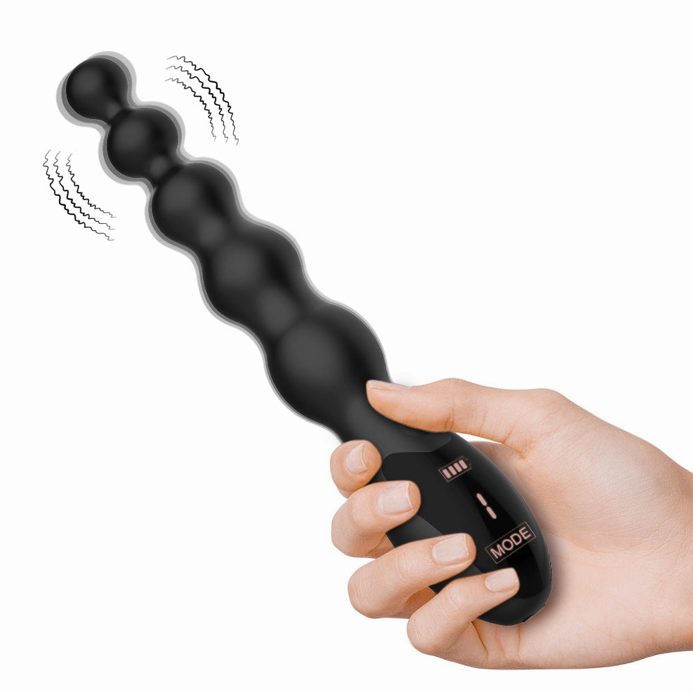 Dole-Vibrating Anal Beads Prostate Massager Remote Control Butt Plug G Spot Stimulor