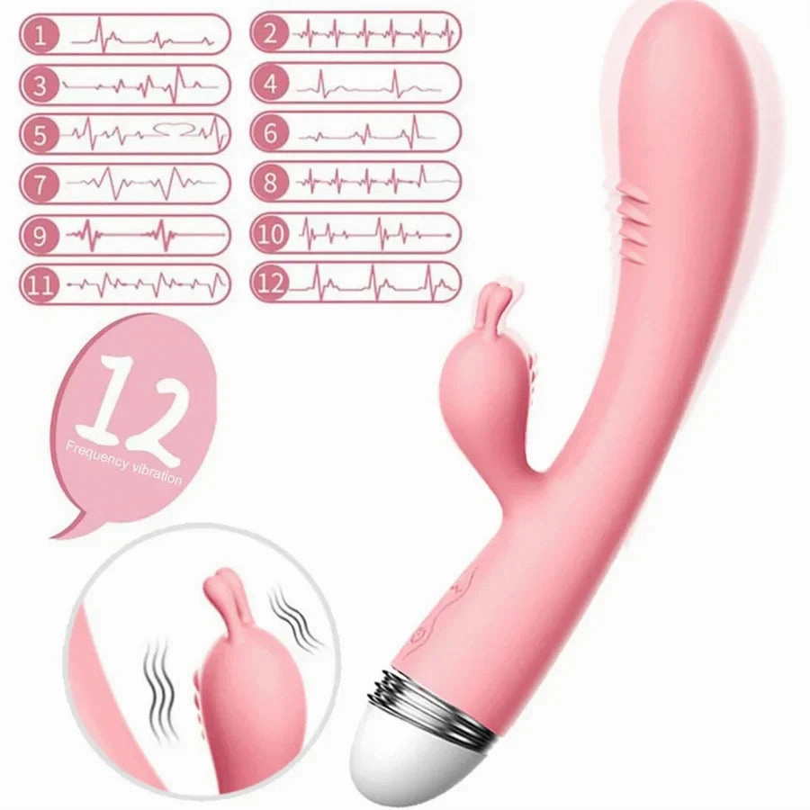 Dual sensation vibrator unlocking hidden G-spot and clitoral ecstasy