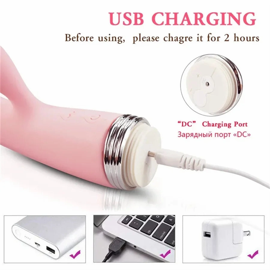 Dual sensation vibrator unlocking hidden G-spot and clitoral ecstasy