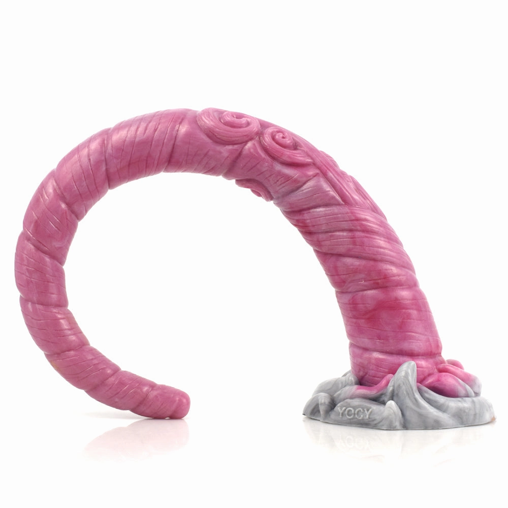 Dune Sandworm Extra-Long Silicone Anal Plug 18 Inch Tapered Design for Advanced Play