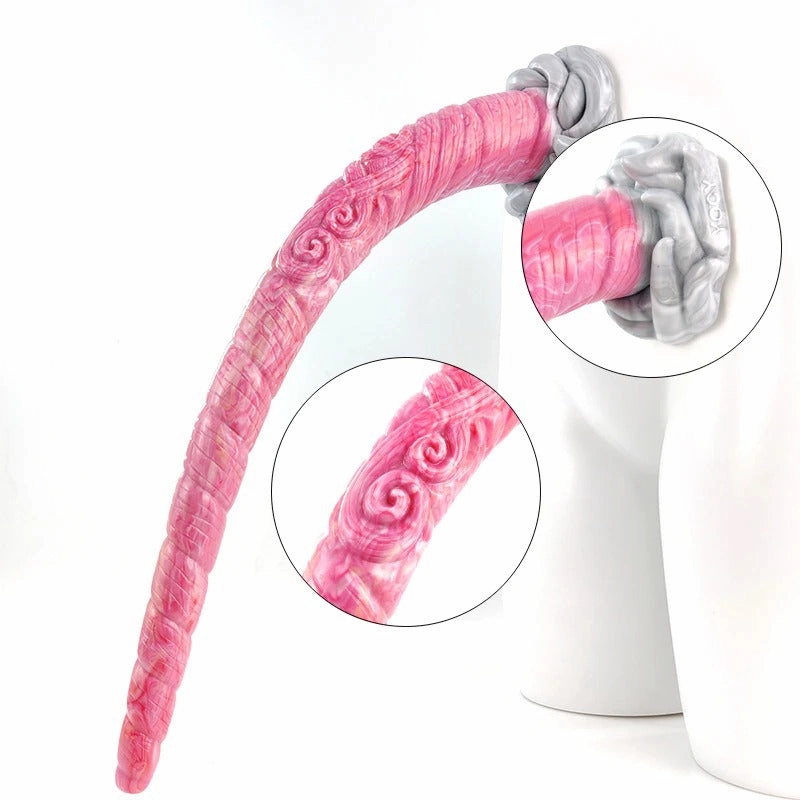 Dune Sandworm Extra-Long Silicone Anal Plug 18 Inch Tapered Design for Advanced Play