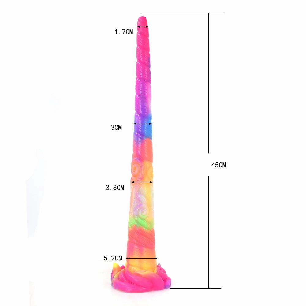 Dune Sandworm Extra-Long Silicone Anal Plug 18 Inch Tapered Design for Advanced Play