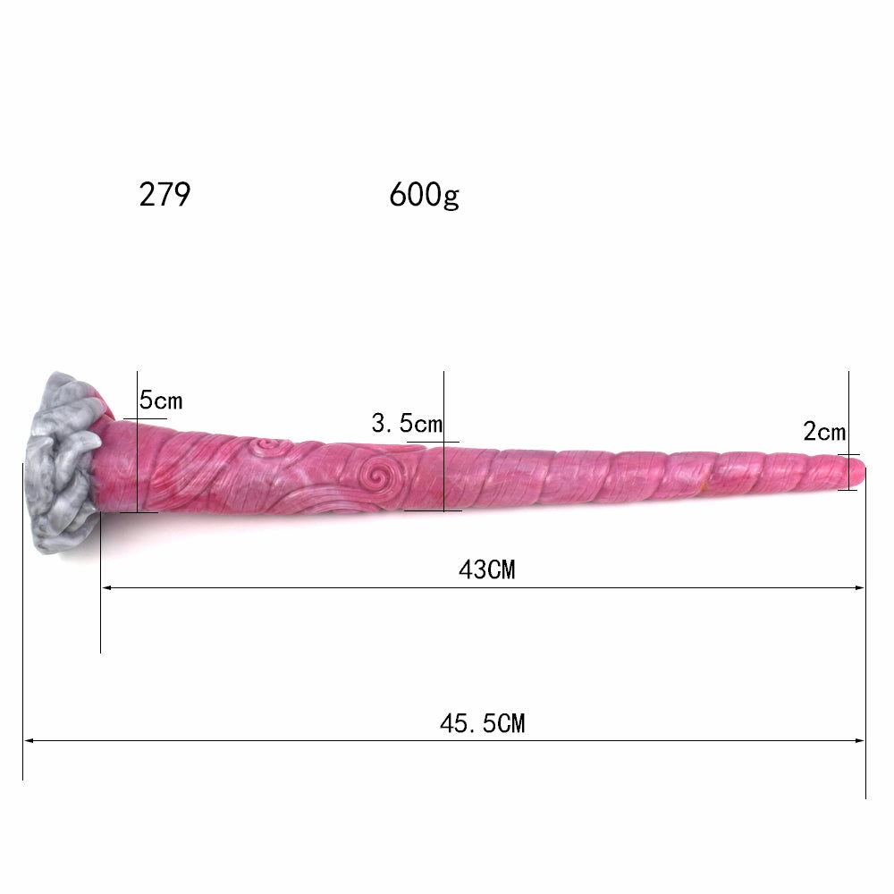 Dune Sandworm Extra-Long Silicone Anal Plug 18 Inch Tapered Design for Advanced Play