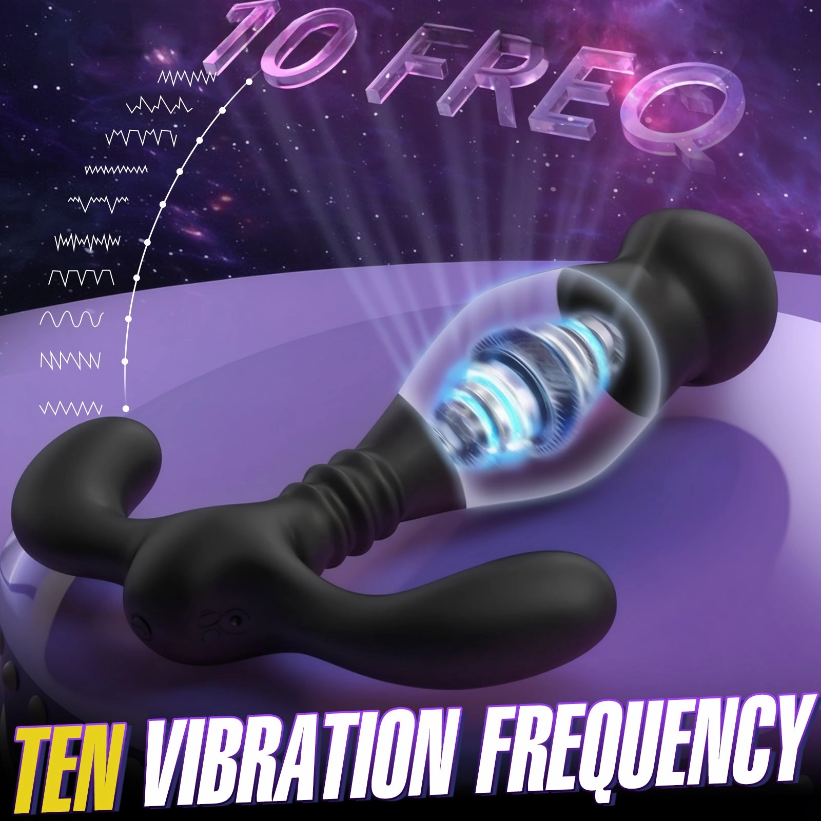 Eagle Beak 10 Vibration and Remote Control Anal Vibrator