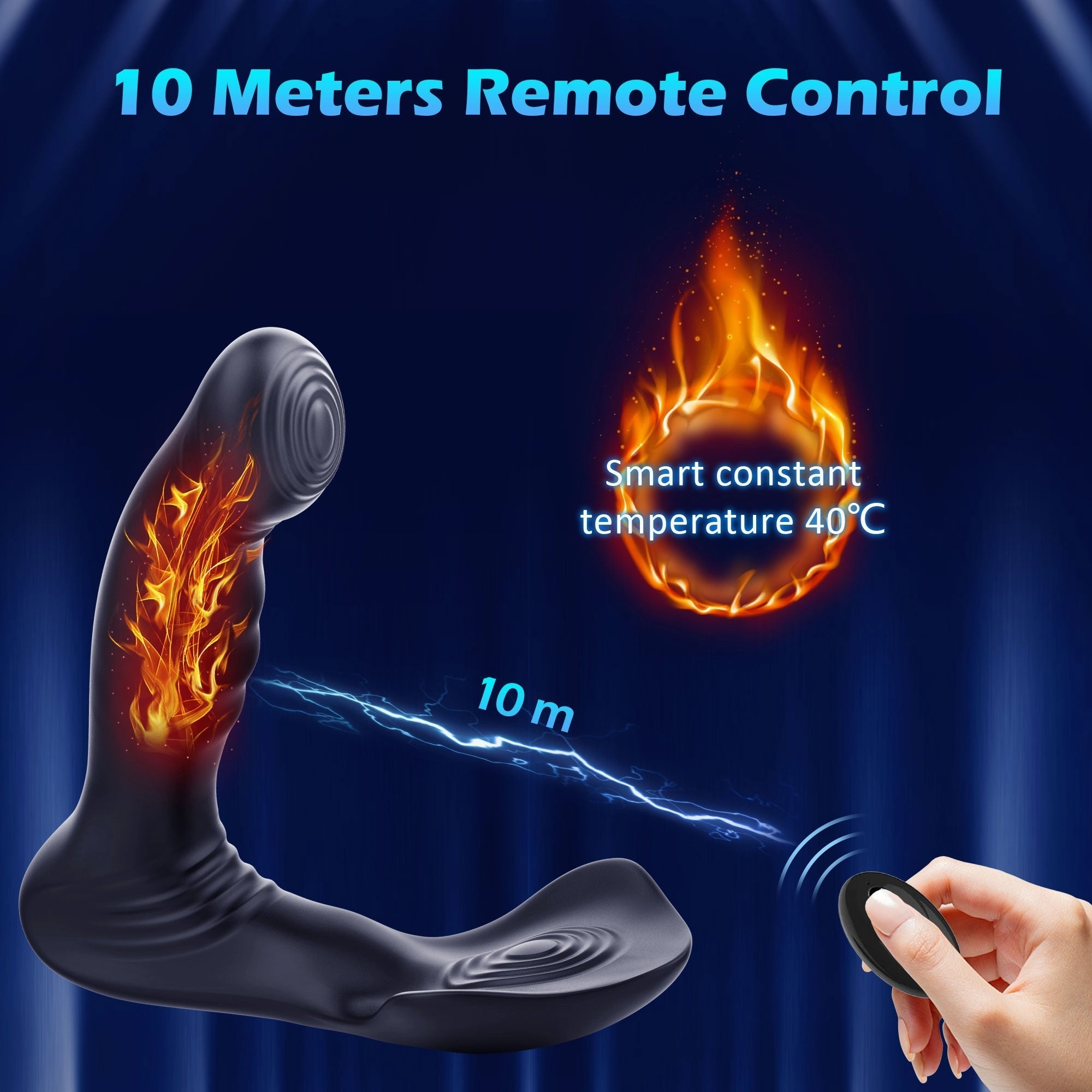 Elizabeth - Thrusting Prostate Massager with Vibrating & Wiggle Patterns