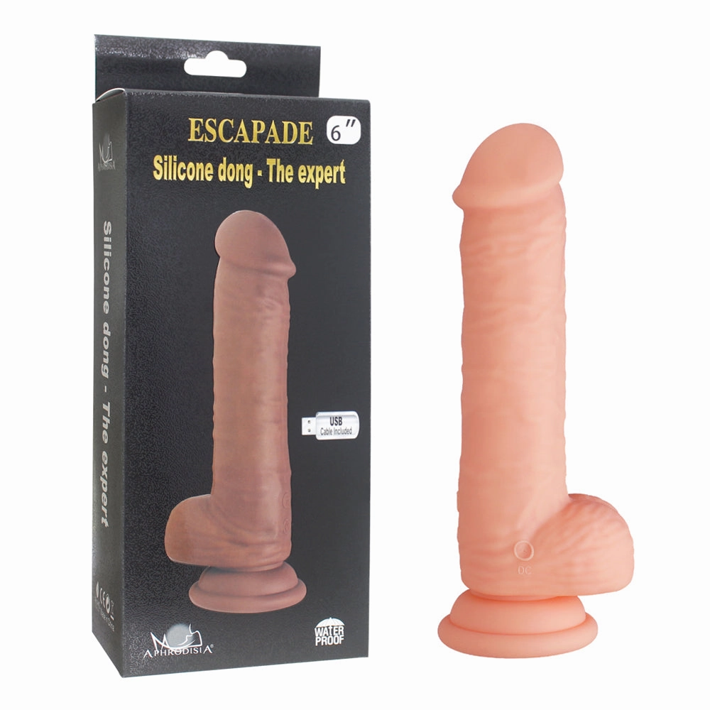 Escapade - The Expert 6 Vibrating Rotating Silicone Dildo