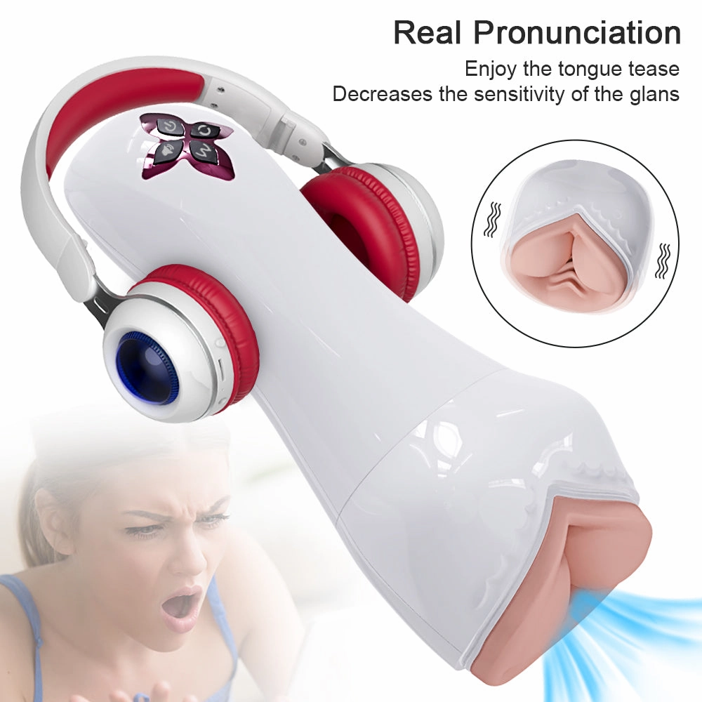 Eveflow - Split Design Breast Vulva Entry 5 Suctions & 7 Vibrations  Automatic Masturbation Cup