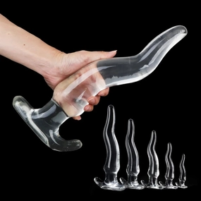 Extreme Big Dildo Vagina Anal Plug Dilator - Sensual Textured TPE