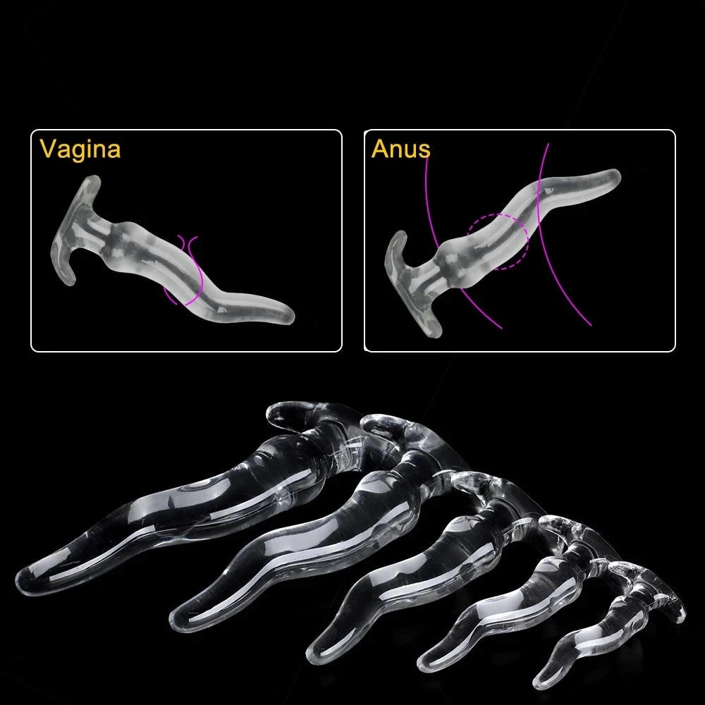 Extreme Big Dildo Vagina Anal Plug Dilator - Sensual Textured TPE
