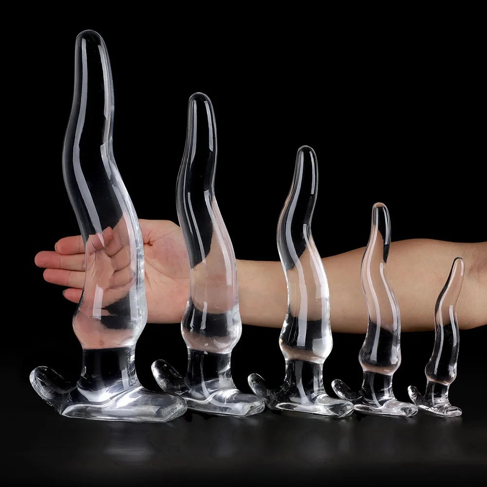 Extreme Big Dildo Vagina Anal Plug Dilator - Sensual Textured TPE