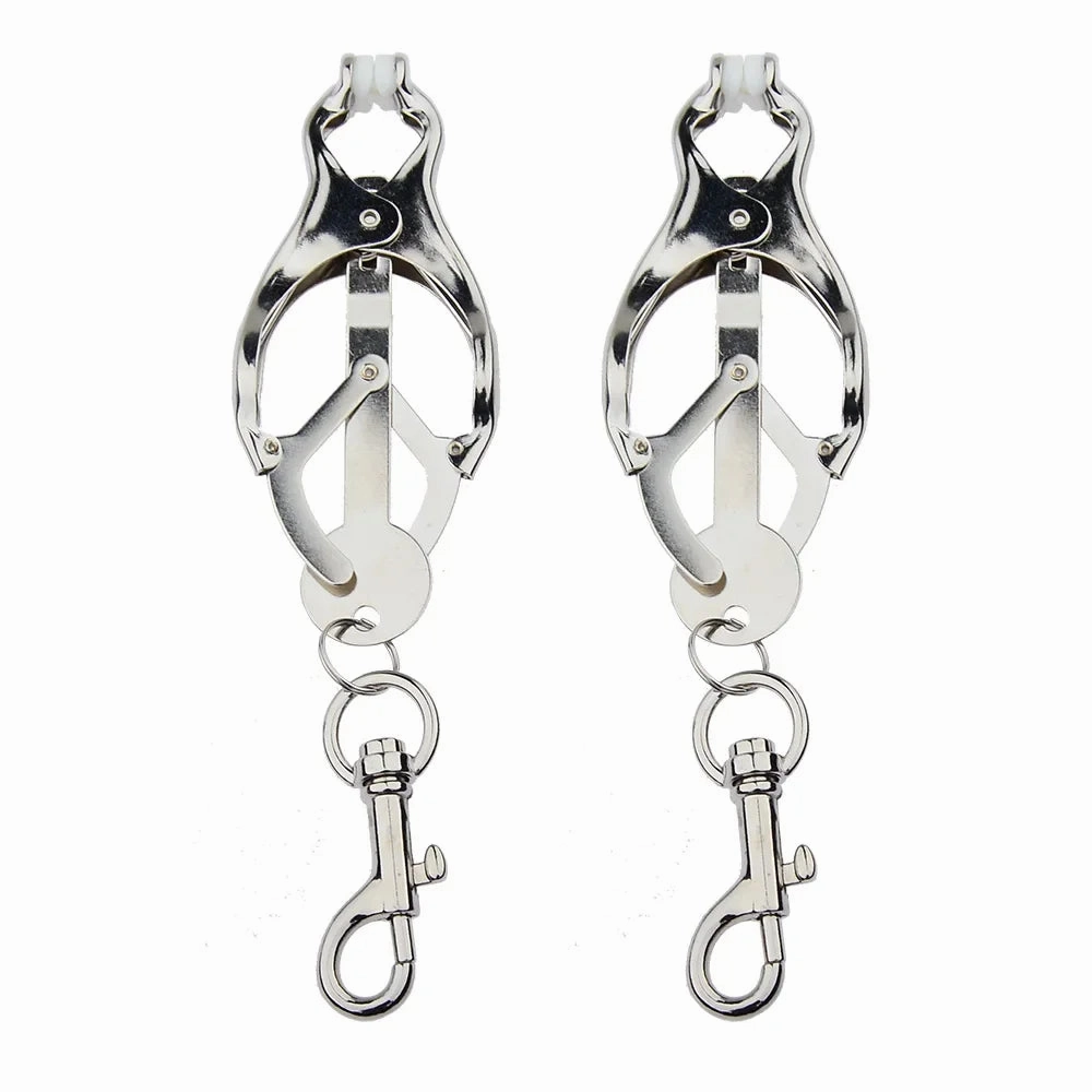 Extreme Pain! Adjustable Stainless Steel Nipple Clamps
