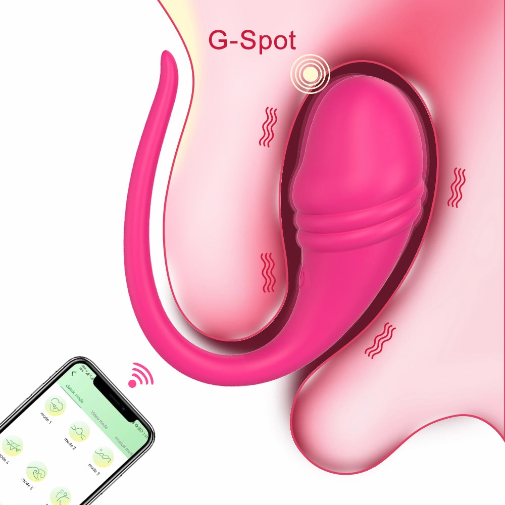 Female APP Remote Control Vibrating Egg Wireless Bluetooth Vibrator Dildo G Spot Massager