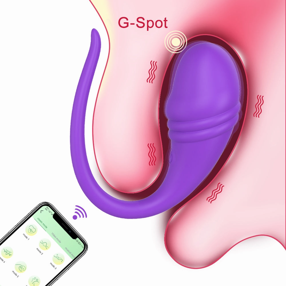 Female APP Remote Control Vibrating Egg Wireless Bluetooth Vibrator Dildo G Spot Massager