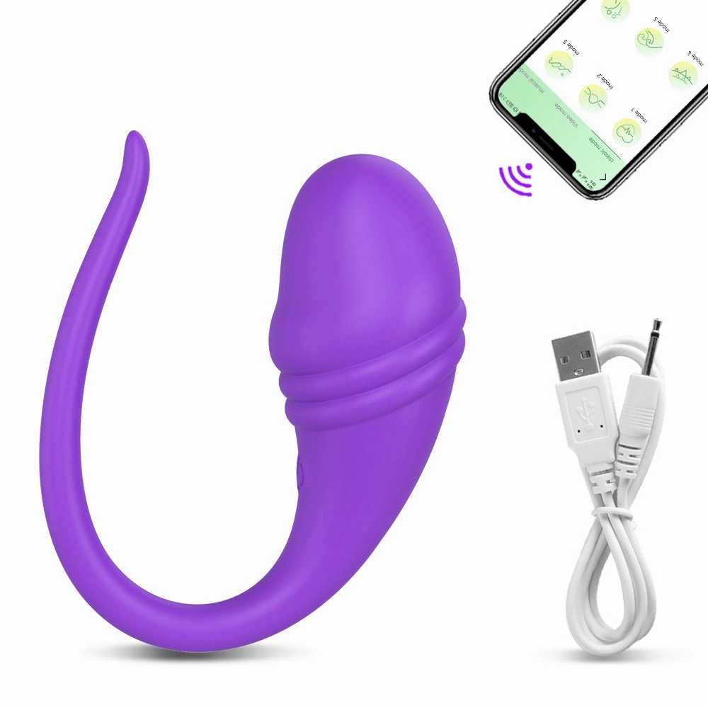 Female APP Remote Control Vibrating Egg Wireless Bluetooth Vibrator Dildo G Spot Massager
