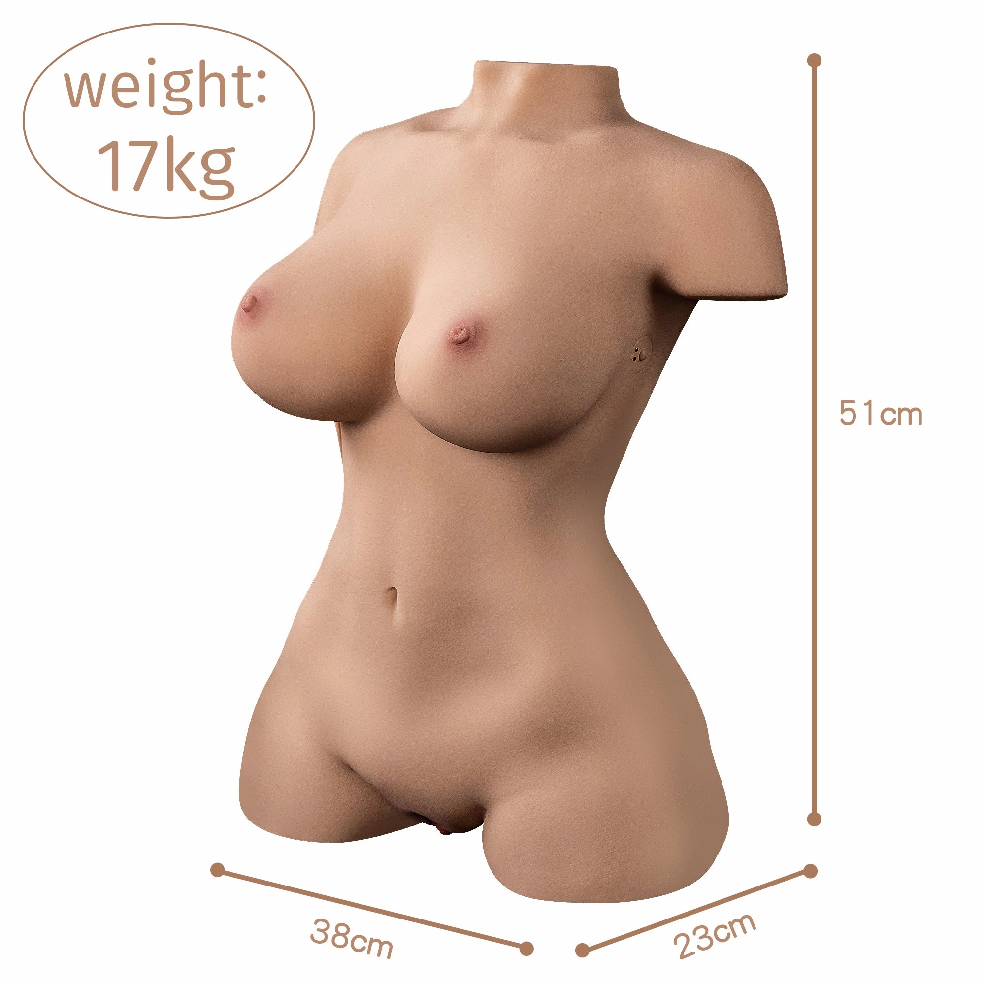 Fiona - Sucking & Vibrating Sex Doll (40lb 18kg)