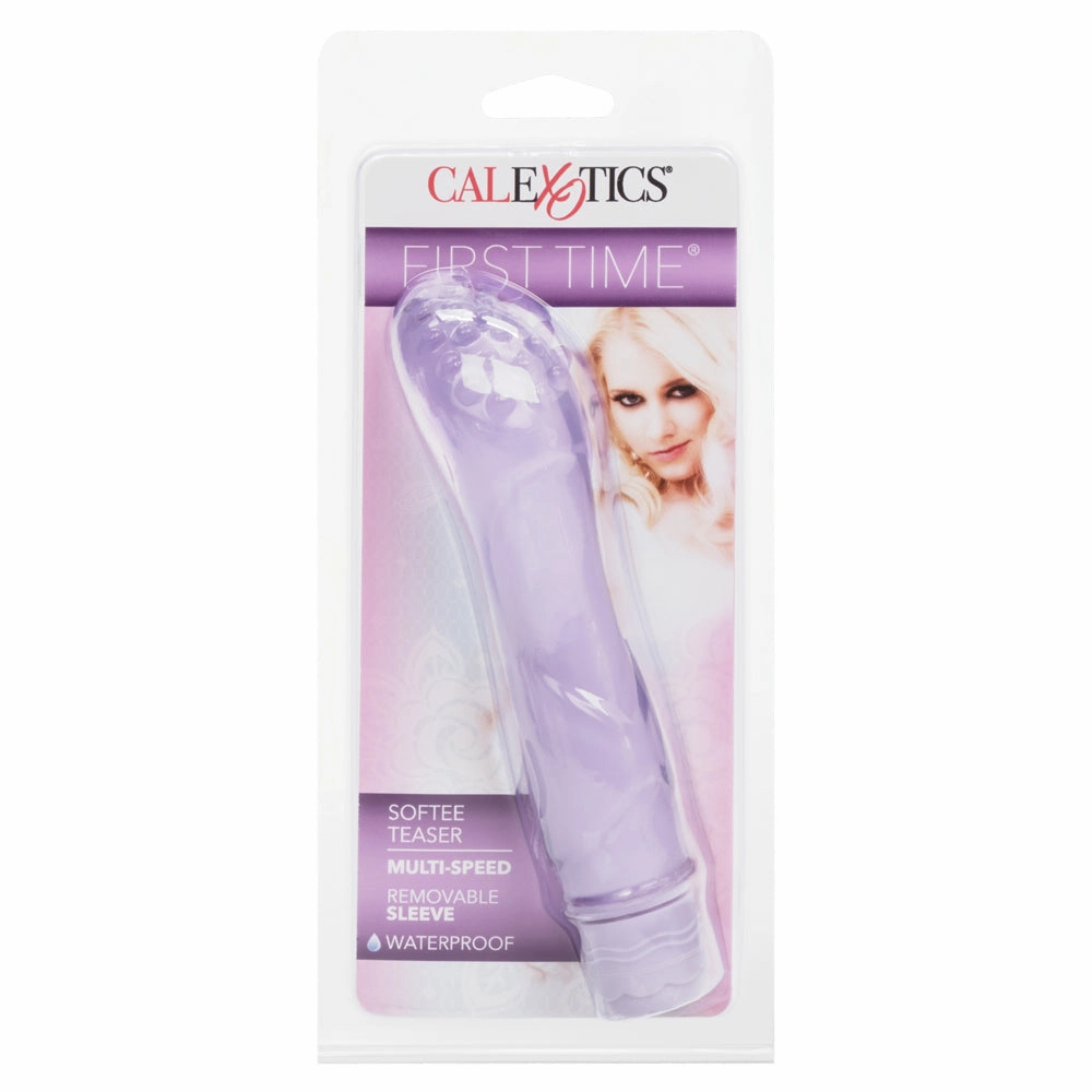 First Time Softee Teaser Vibrator With G-Spot Sleeve
