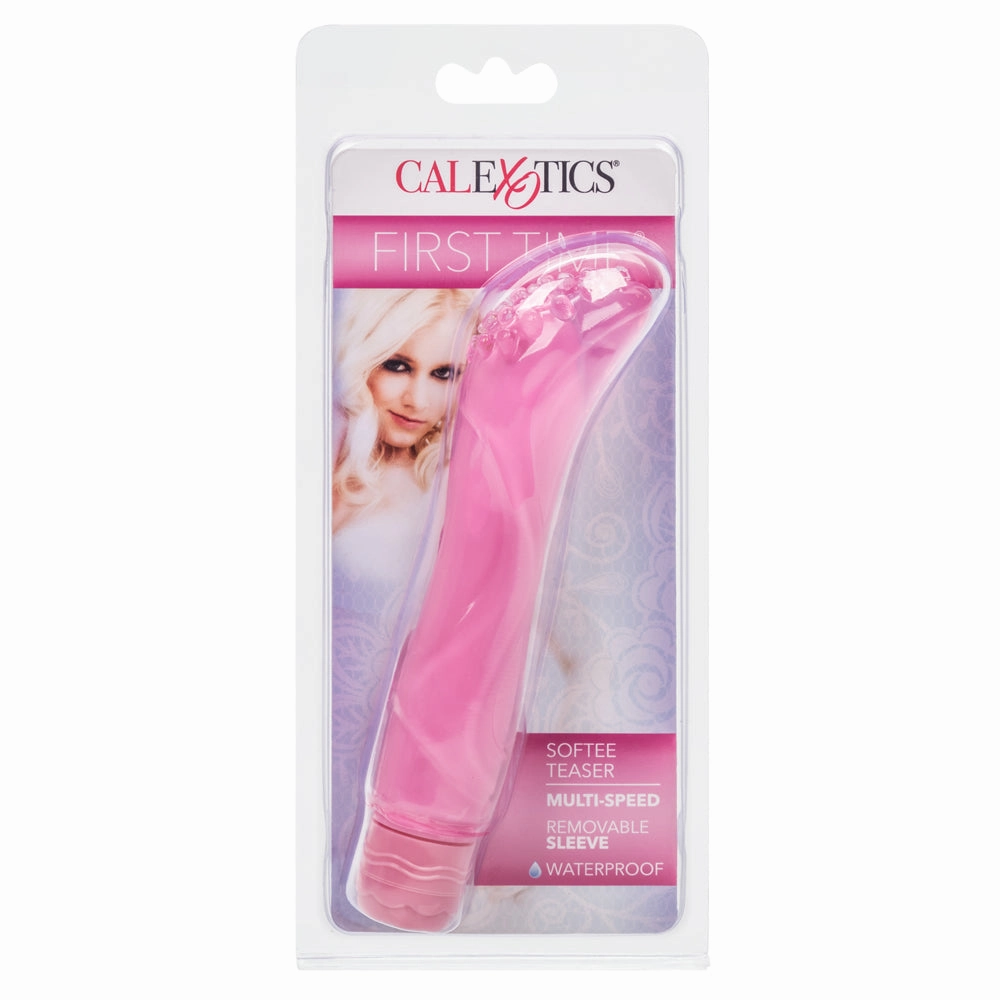First Time Softee Teaser Vibrator With G-Spot Sleeve