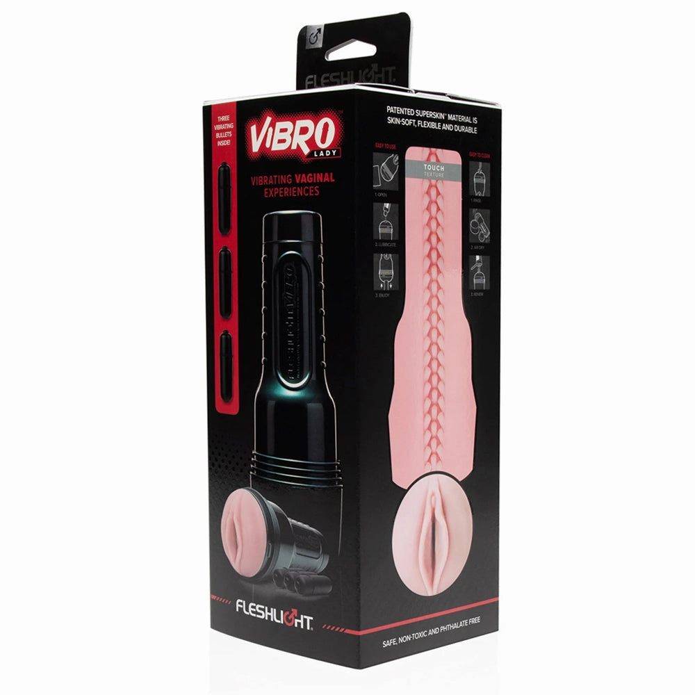 Fleshlight Vibro Touch Pink Lady Rechargeable Vibrating Masturbator