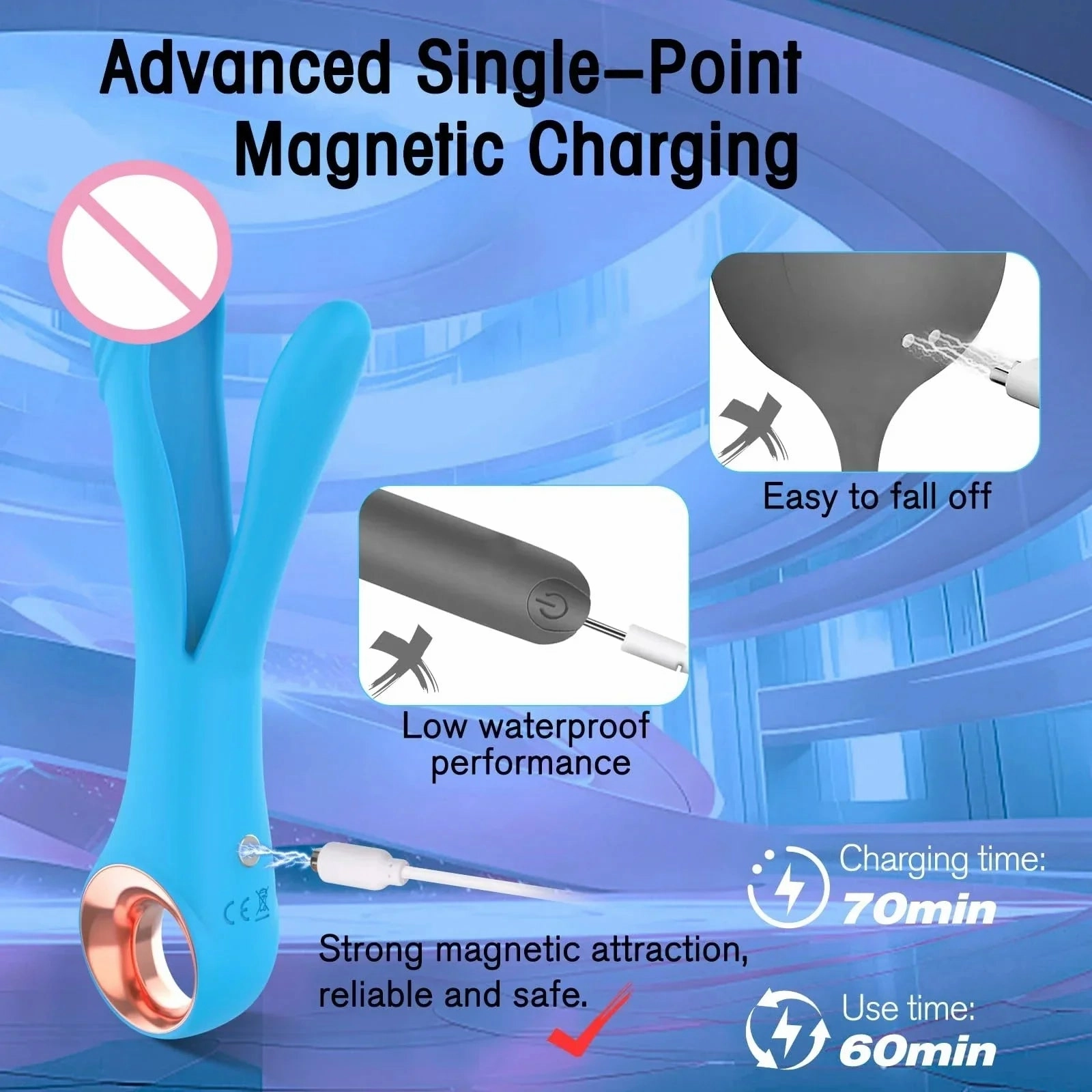 Flexible Clitoral and G-Spot Vibrator | Powerful Anal & Nipple Stimulation for Women