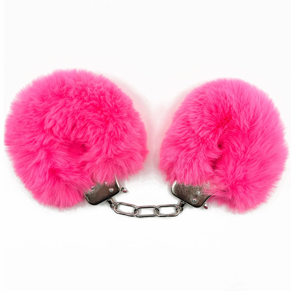 Fluffy Metal Handcuffs