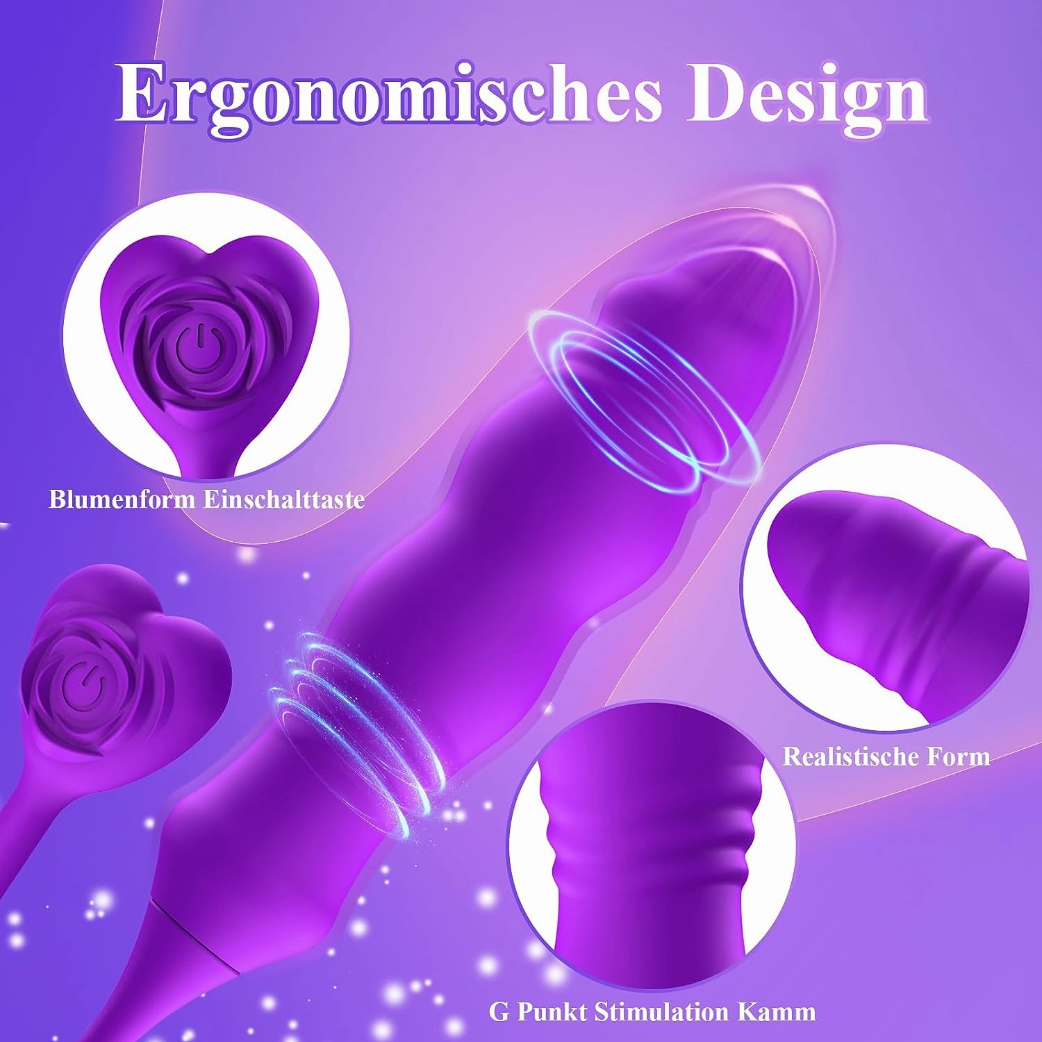 G-point powerful vibrator clitoris Anal stimulator for Him her couple