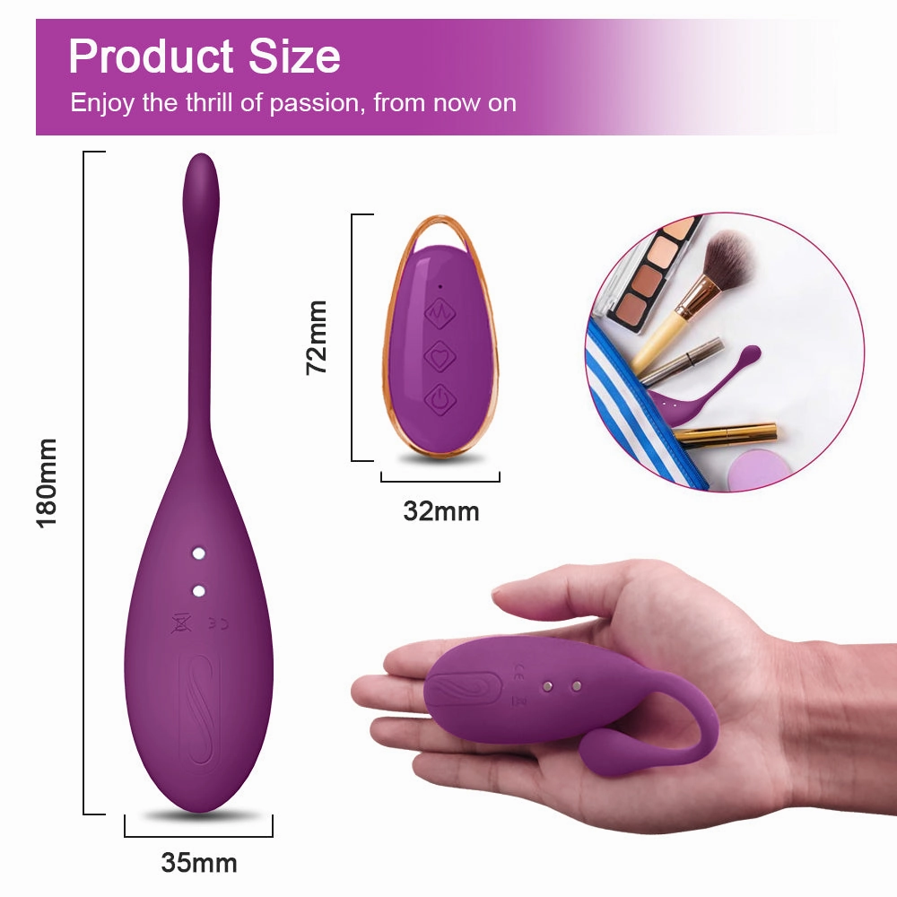 G Spot Vibrating Egg with Remote Control W4