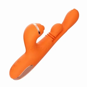 G Spot Vibrator with Circular Motion Massaging, Vibration & 3 Sleeves for Clit Tap, Tickling & Licking