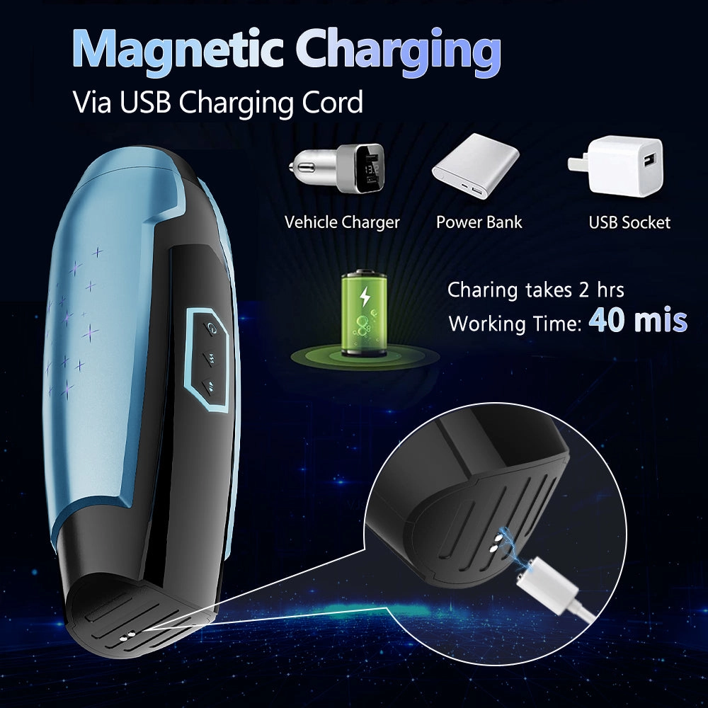 Galaxy Deep Throat Telescopic 3D Realistic Vagina Vibrating Male Masturbator