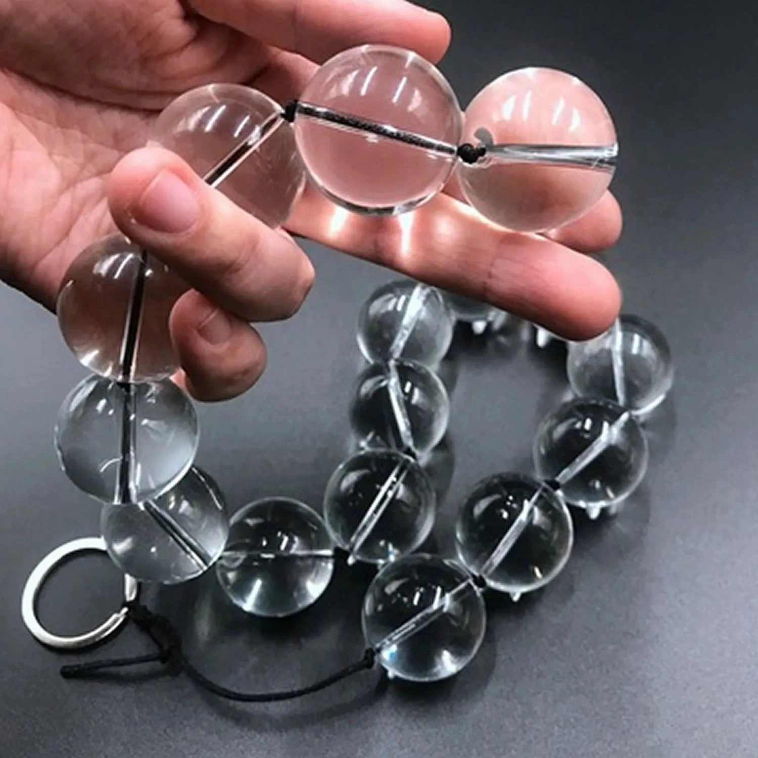 Glass Anal Beads Vaginal Balls Anal Plug Chain Bead