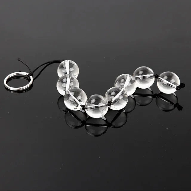 Glass Anal Beads Vaginal Balls Anal Plug Chain Bead