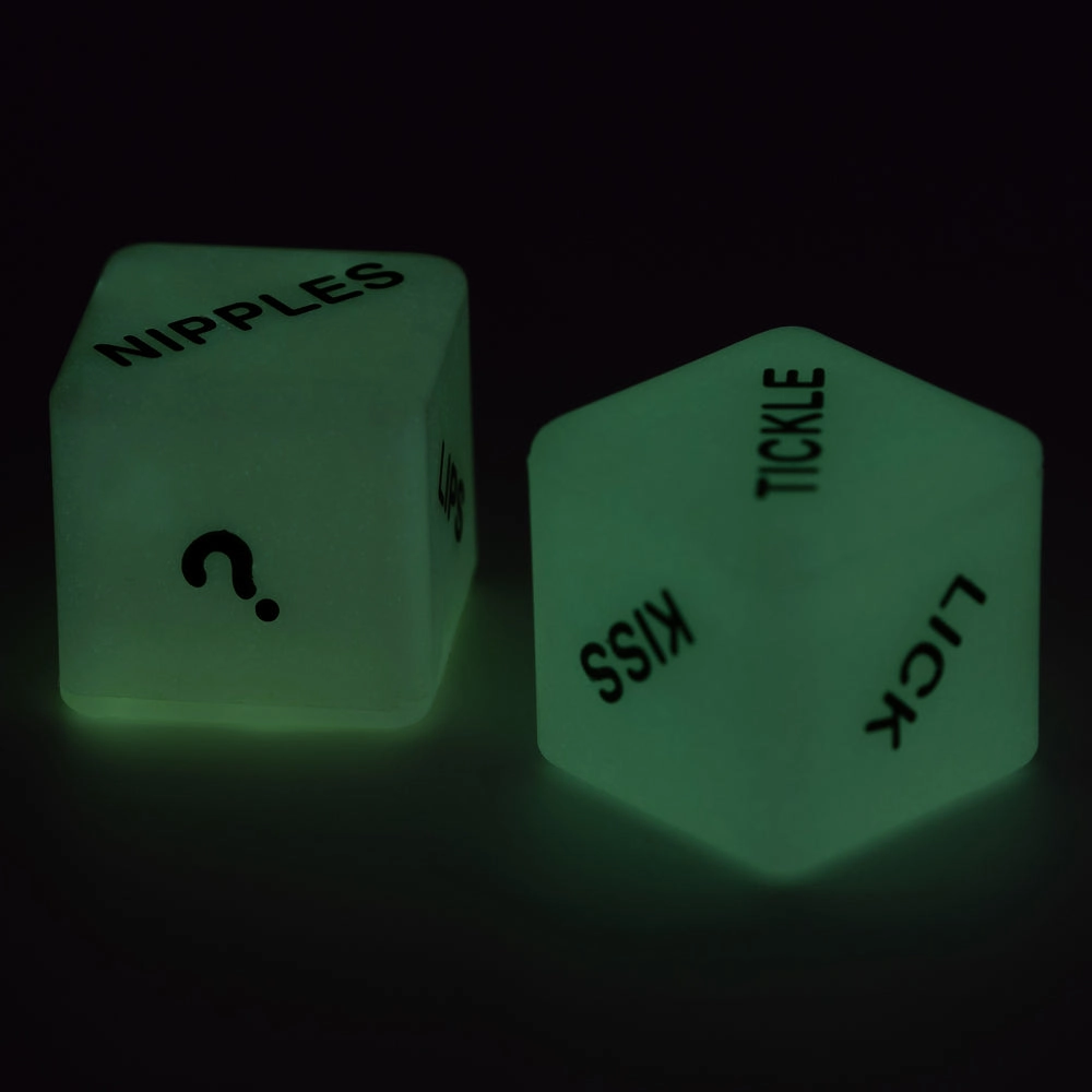 Glow In The Dark Love Dice