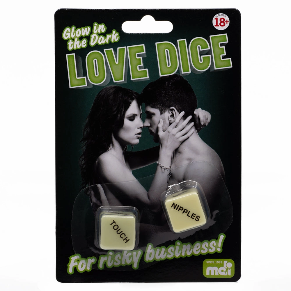 Glow In The Dark Love Dice