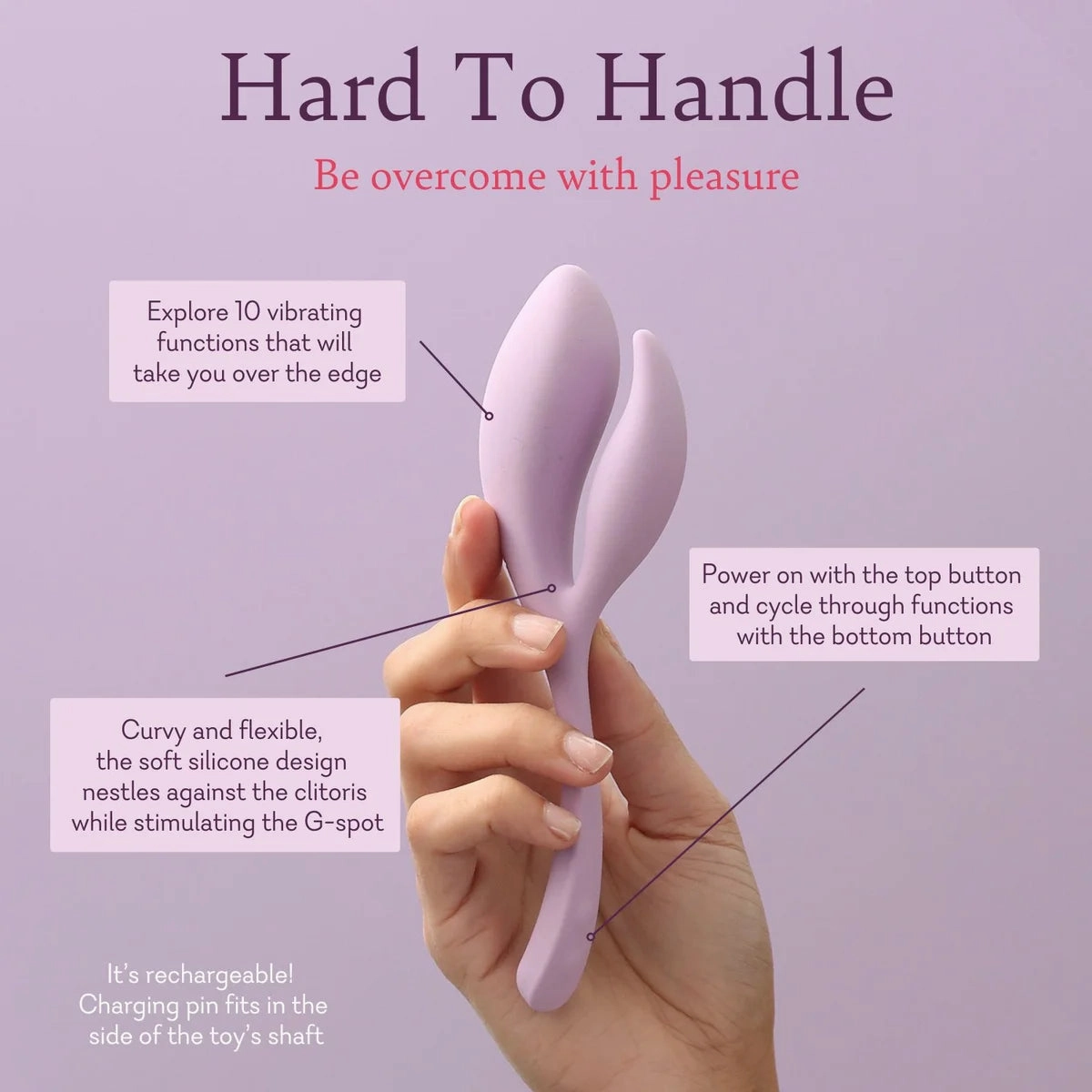 Hard To Handle - IN STOCK - 6 LEFT! - Pure Romance
