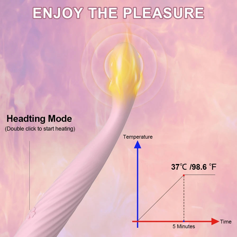 Heated G-Spot Clit Stimulator | 7-Mode Vibrating & Licking G-Spot Vibrator