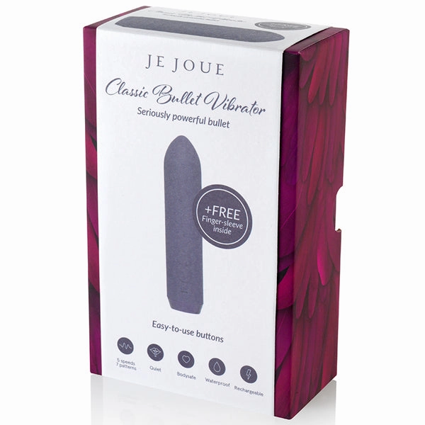 Je Joue Classic Bullet Vibrator With Finger Sleeve