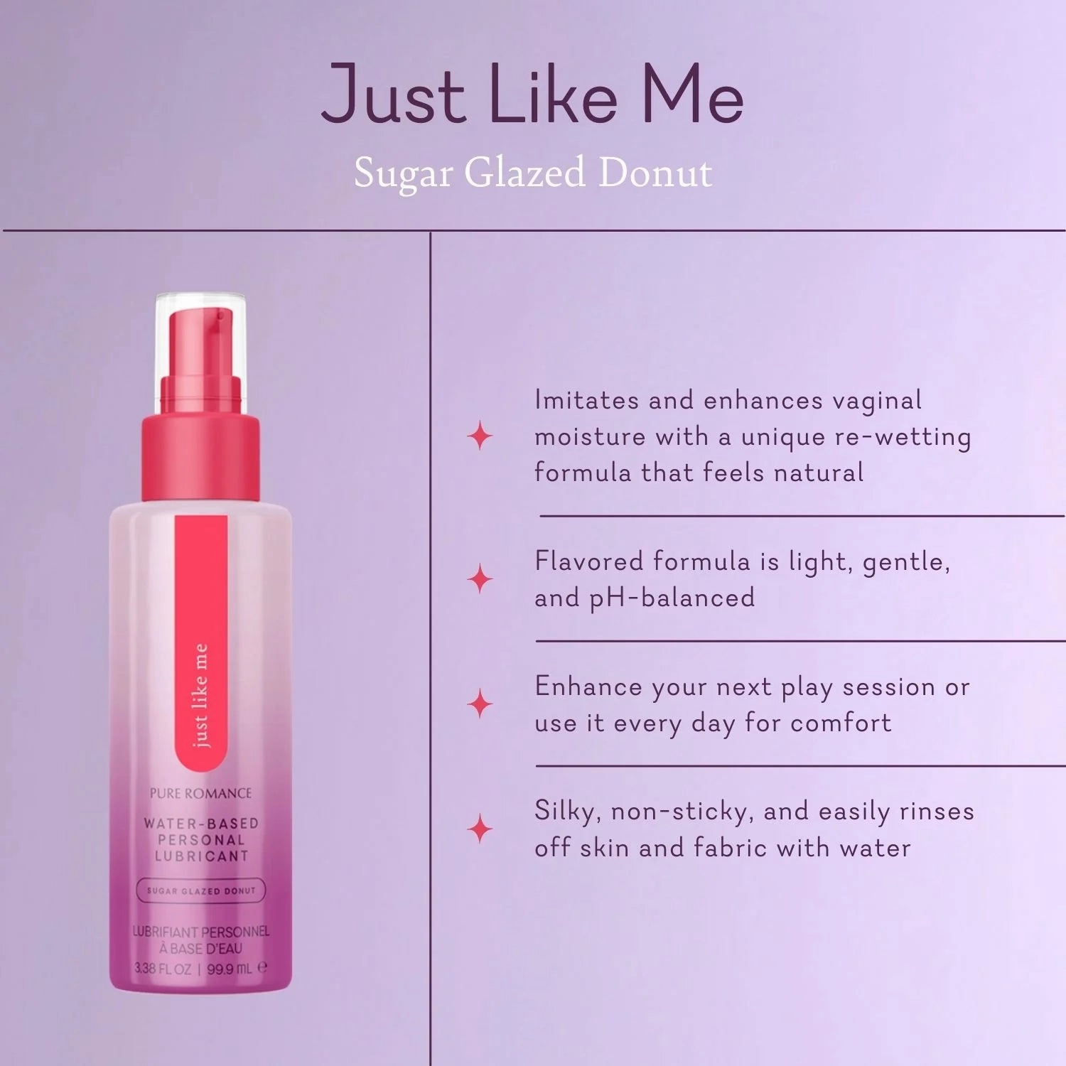 Just Like Me Lubricant - Variety 3 Pack