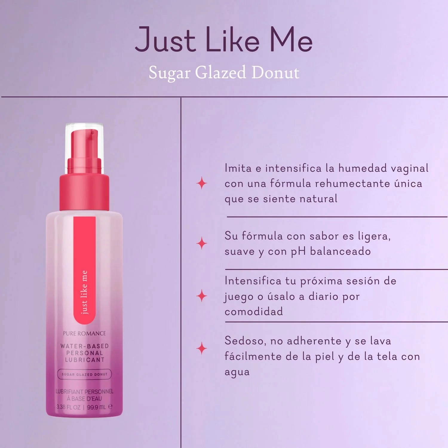 Just Like Me Lubricant - Variety 3 Pack