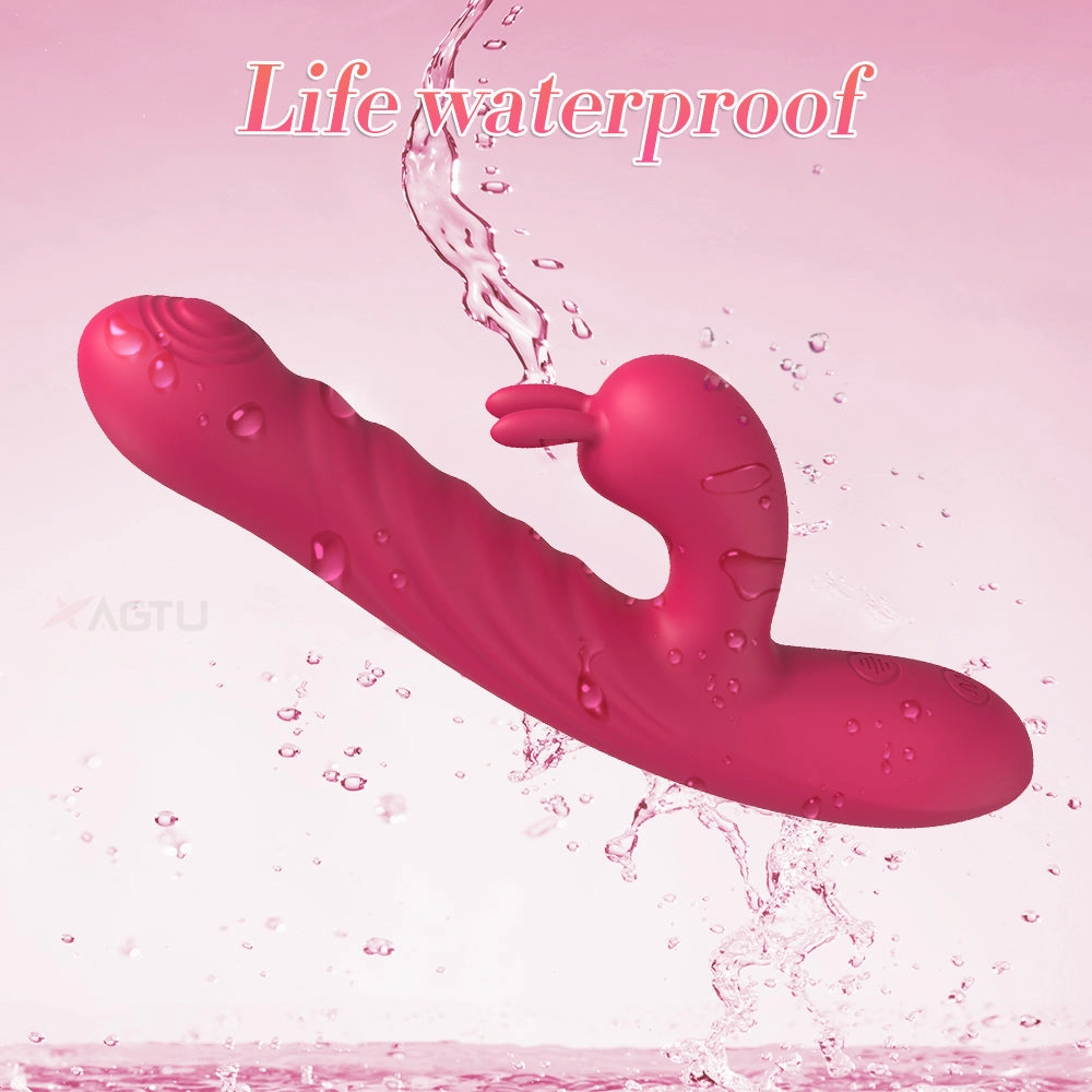 Kaia - Telescopic G Spot Rabbit Vibrator for Women Nipple Clit Stimulator
