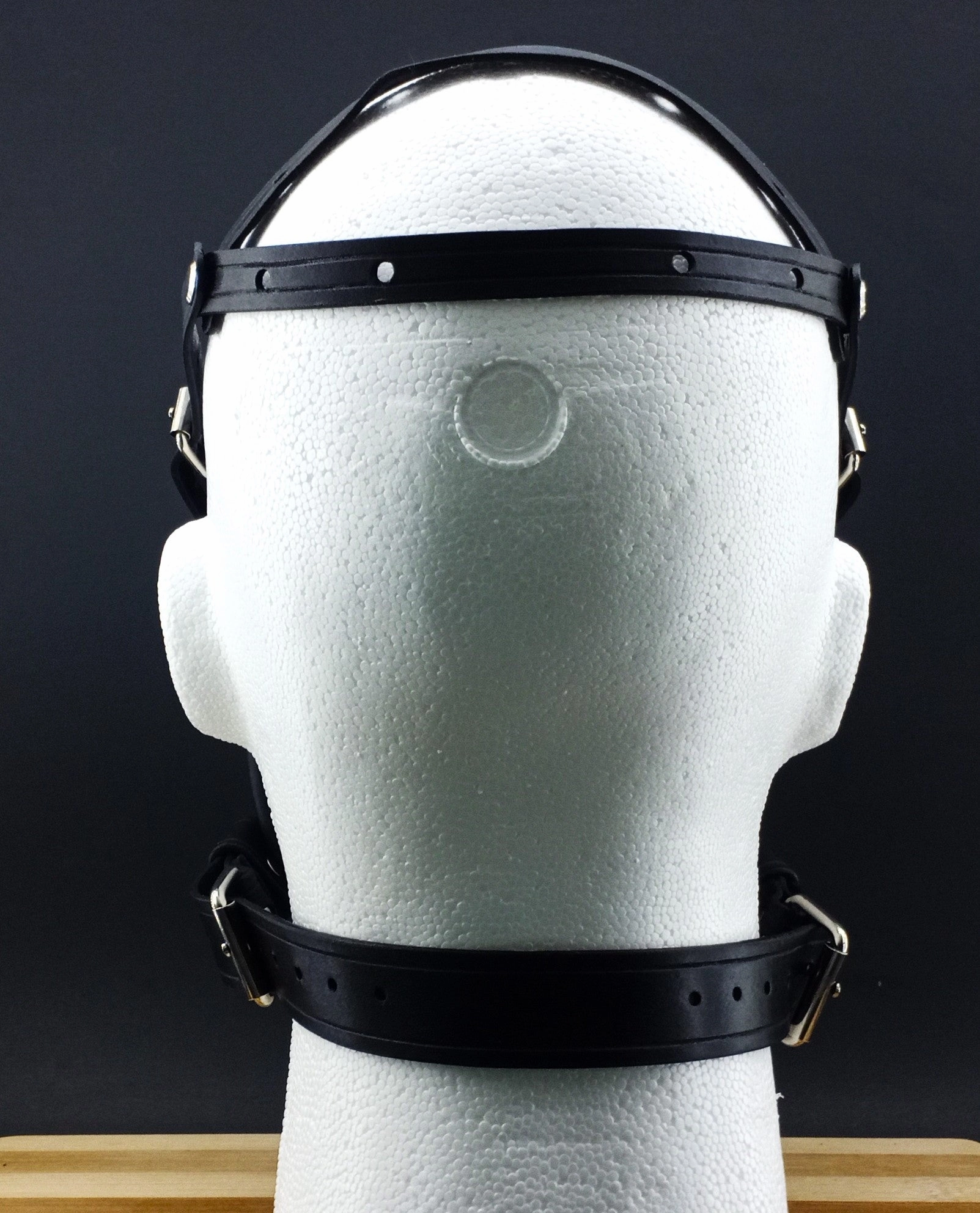 Leather Muzzle - Human Mask - Small and Medium Sizes Available