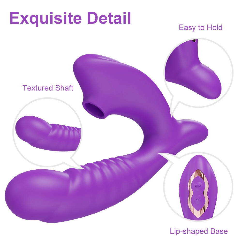 Leopard - Vagina Sucking Vibrator 10 Speed Vibrating Oral Sex Suction Clitoris Stimulation Vibrators