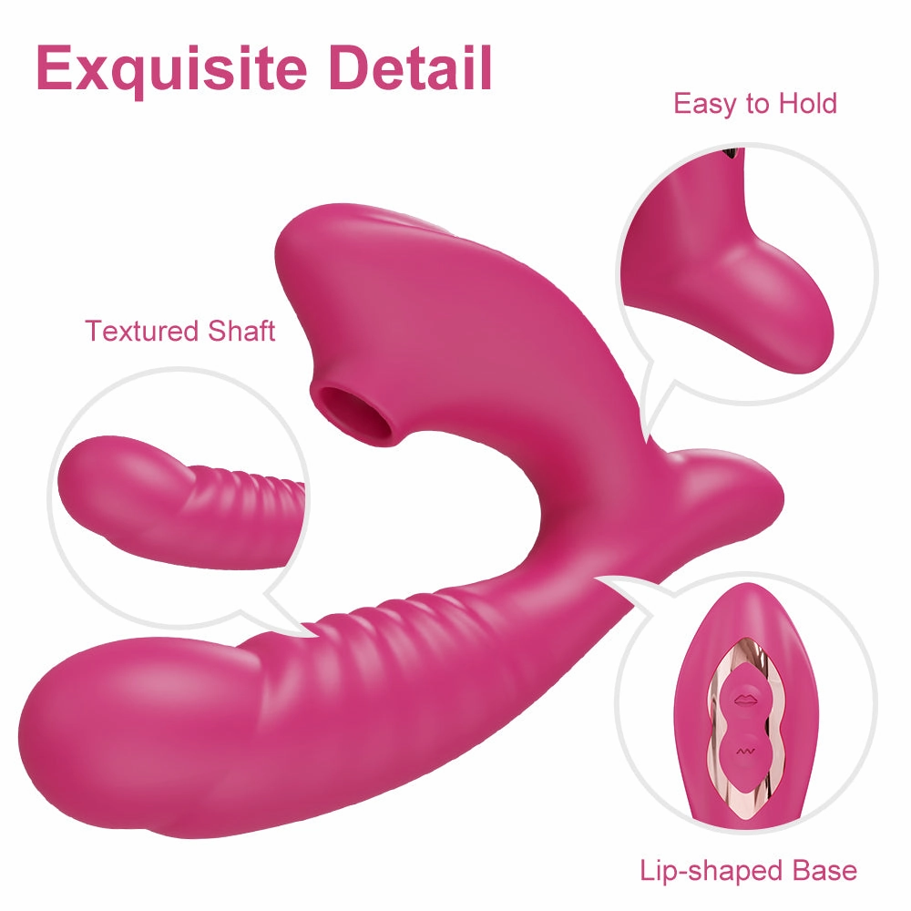 Leopard - Vagina Sucking Vibrator 10 Speed Vibrating Oral Sex Suction Clitoris Stimulation Vibrators