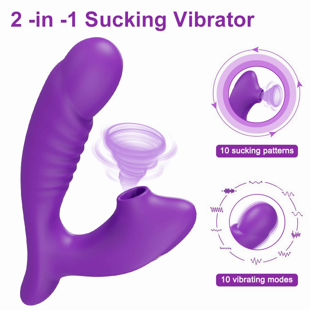Leopard - Vagina Sucking Vibrator 10 Speed Vibrating Oral Sex Suction Clitoris Stimulation Vibrators