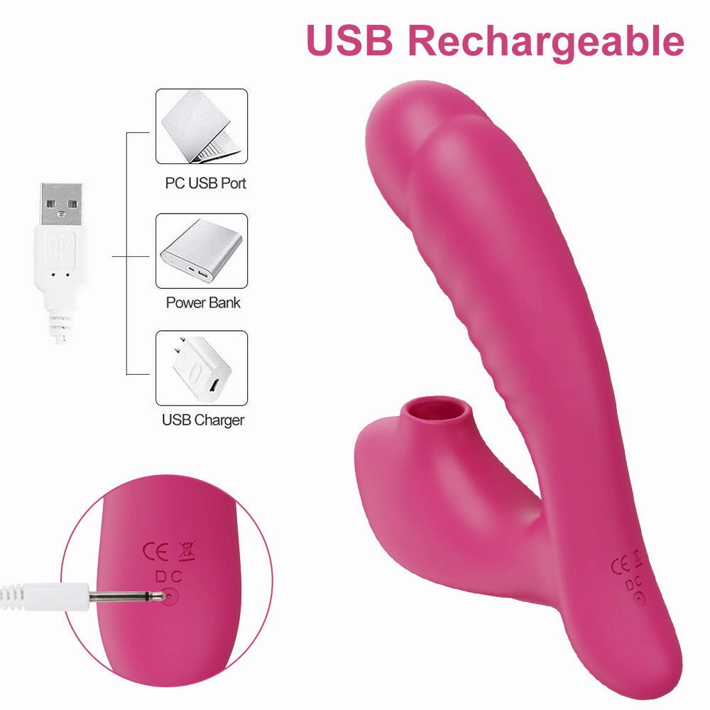 Leopard - Vagina Sucking Vibrator 10 Speed Vibrating Oral Sex Suction Clitoris Stimulation Vibrators