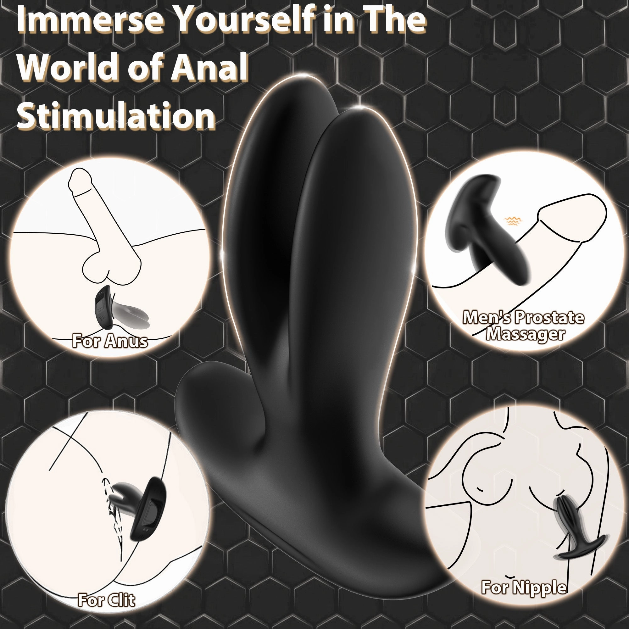 Leopold - Expanding & Vibrating Butt Plug