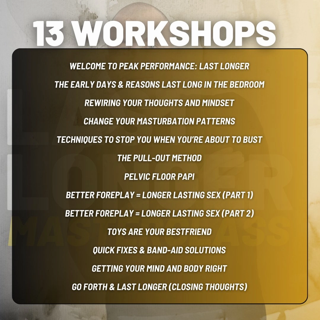 Long Lasting Lover Masterclass