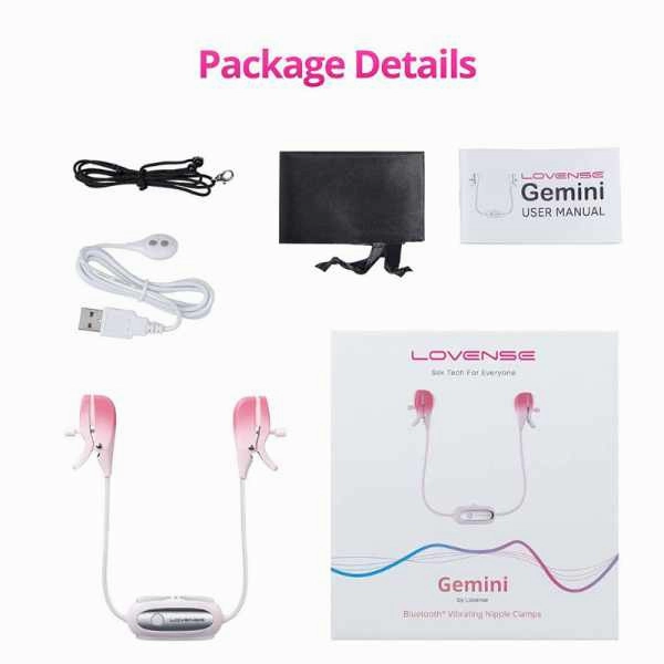 Lovense Gemini Nipple Clamps