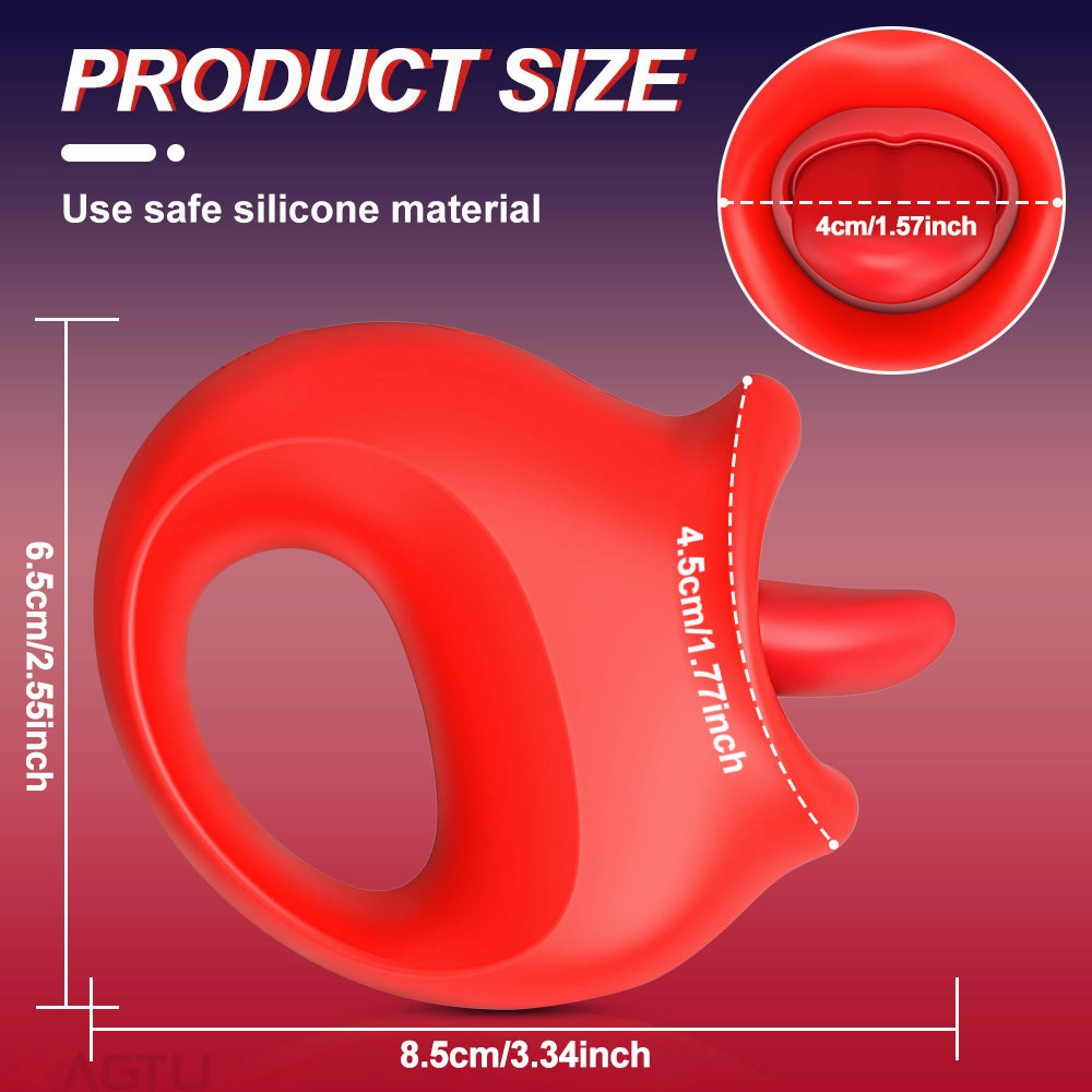Luna - Realistic Tongue Licking Vibrator for Clit and Nipple Stimulation